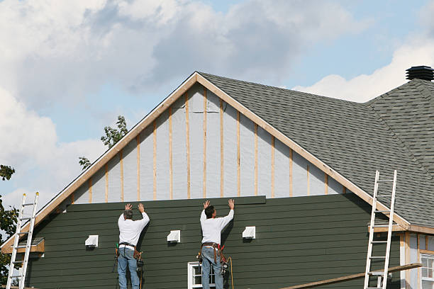 Professional Siding Repair technician working in Stevens, PA